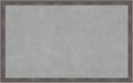 Amanti Art Grey Framed Magnetic Board 27x43 Large Vision Board by AmantiArt