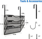 BOHDK Wall File Organizer, 3 Tire Hanging File Folder Mail Organizer, Vertical - Image 6