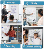 Nicpro Mobile Whiteboard 36"x 24" Magnetic Dry Erase Board, Height Adjustable - Image 7