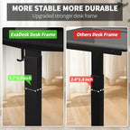 ExaDesk Electric Standing Widened Desk 63 * 30 Inches Adjustable Height - Image 5