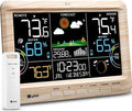 Weather Station Indoor Outdoor Thermometer Wireless, Home Atomic Clock by UUNNI