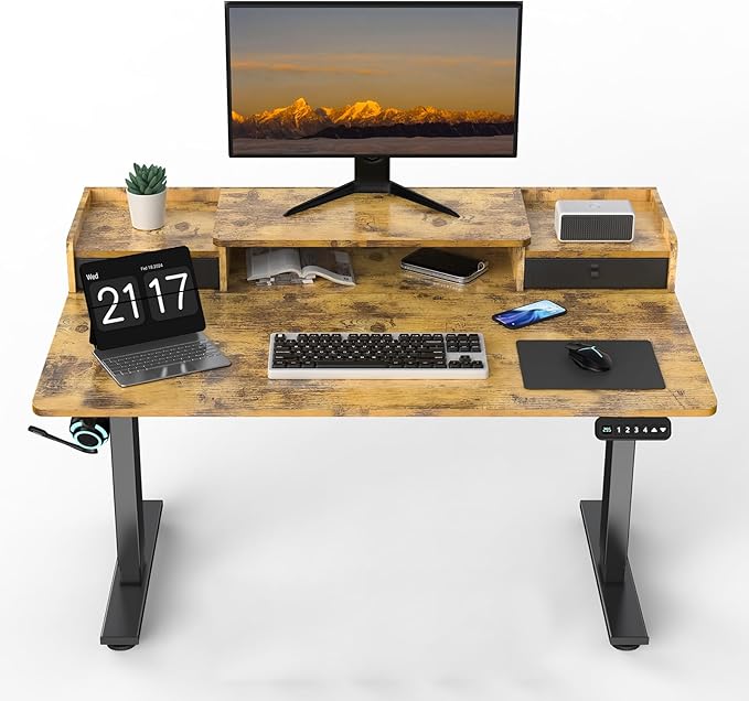 ExaDesk 48 x 30 Inch Electric Standing Desk by ExaDesk
