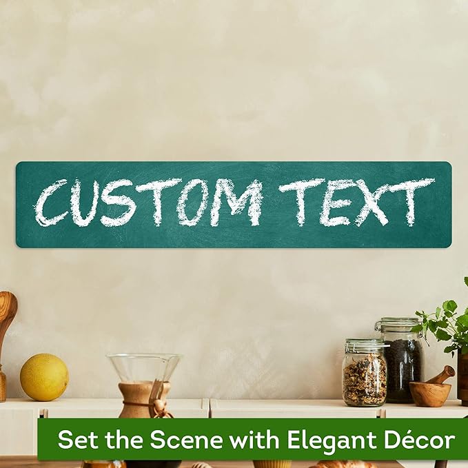 Custom Sign, Custom Street Sign, 11 Font Colors, 13 Font Styles, 4 Hole Options - Image 4