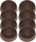 Furniture Coasters, 1.5X1.5 Rubber Caster Cups Non Slip Furniture Pads Non Skid by VOCOMO