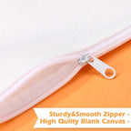 Reginary 80 Pack Canvas Zipper Makeup Bags Bulk Pencil Pouches Blank DIY Craft - Image 3