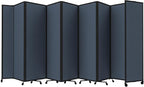 Versare Room Divider 360 Portable Wall Partition | Folding Panels | Large by VERSARE