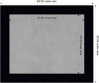 Amanti Art Black Framed Magnetic Board 20x24 Small Vision Board - Image 3