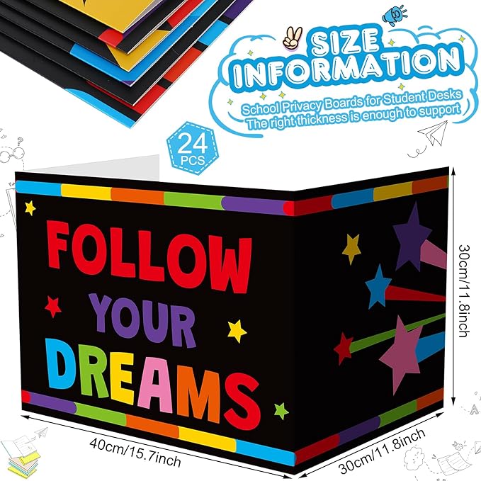 Honoson 24 Pcs Bulk Inspirational Privacy Folders - Image 2