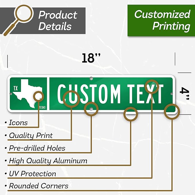 Custom Street Sign, Address Sign, 8 Colors, Reflective Option, Mounting Options - Image 9
