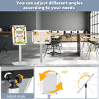 Sign Holder Stand, Heavy-Duty 8.5x11 Inch Aluminum Floor Stand - Image 5