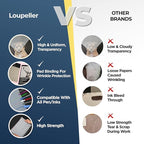 LOUPELLER 9” x 12” Tracing Paper Pad – 75 Sheets of 32lb 50g – Wrinkle Free - Image 4