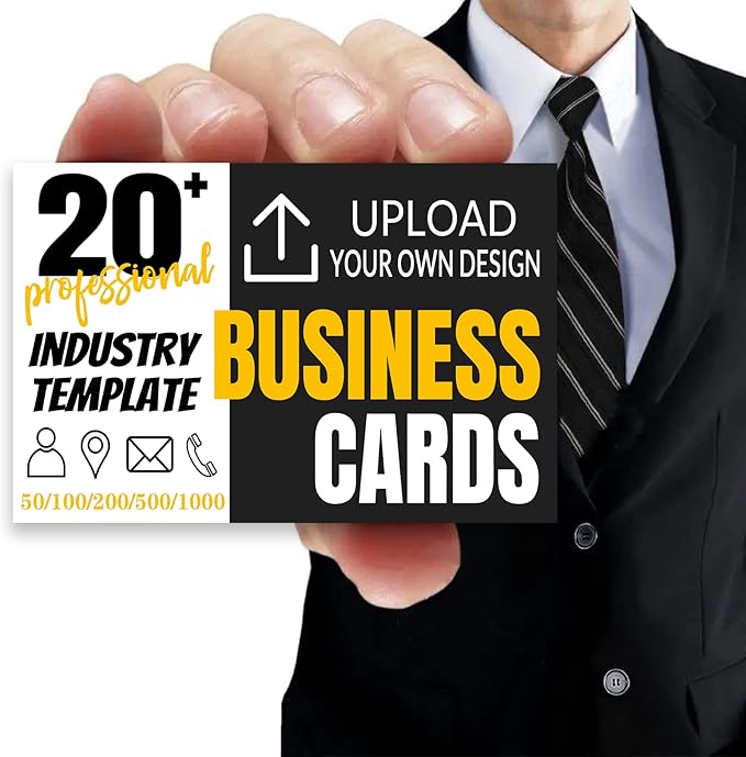 Custom Business Cards Double-Sided Personalized Stationery | Professional by EAQOfficialCustomOnline