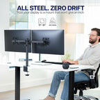 VIVO Dual Monitor Desk Mount, Holds 2 Computer Screens up to 30 inches and - Image 2