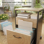 Extra Capacity Hanging File Folders, 4.72" Reinforced Wheat Straw Expanding - Image 3