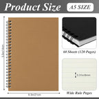 Leelosp 12 Pack Small Spiral Notebook A5 Lined College Ruled Spiral Journal - Image 3