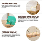 HJX Custom Business Card Holder Desk-Personalized Engraved Wooden Business Card - Image 4