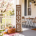 Welcome Sign for Front Porch, Farmhouse Vertical Outdoor Porch Decorations for - Image 8