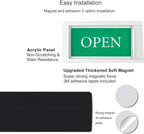 Open Closed Sign for Business Door, Open Signs privacy Slide Door Sign - Image 3