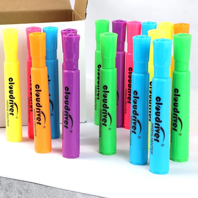 cloudriver Highlighters Bulk Pack of 72, Chisel Point, Quick Drying Ink - Image 7
