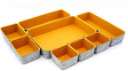 Welaxy Felt Desk Drawer Organizer Trays, 8-Piece Storage Bins - Image 2