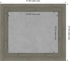 Amanti Art Grey Framed Magnetic Board 27x31 Medium Vision Board - Image 4