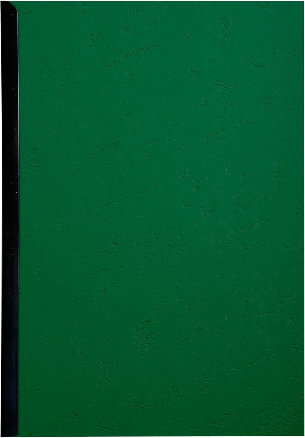 Forevcer A4 Recycled Rigid Presentation Covers, Leather Grain Effect, Dark Green, Pack of 100