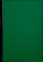Forevcer A4 Recycled Rigid Presentation Covers, Leather Grain Effect, Dark Green, Pack of 100