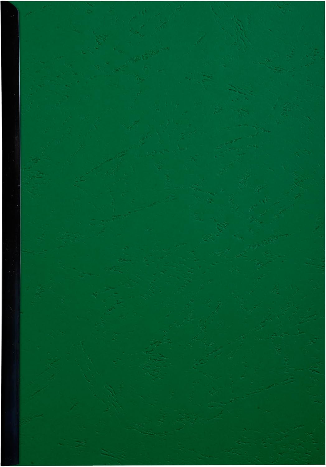 Forevcer A4 Recycled Rigid Presentation Covers, Leather Grain Effect, Dark Green, Pack of 100