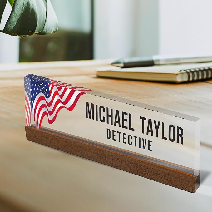 Artblox Personalized Office Desk Name Plate - Image 2