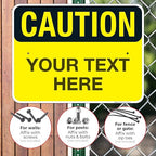 Custom Caution Sign, OSHA Sign, 18x24 Inches, Rust Free .063 Aluminum, Fade - Image 4