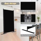 CHOSENM Room Divider, 3 Panel Folding Privacy Screens - Image 4