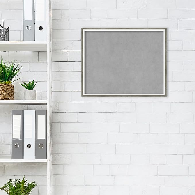Amanti Art Silver Framed Magnetic Board 17x21 Small Vision Board - Image 5