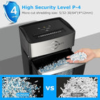 BONSEN 12-Sheet Micro Cut Paper Shredder - Image 2