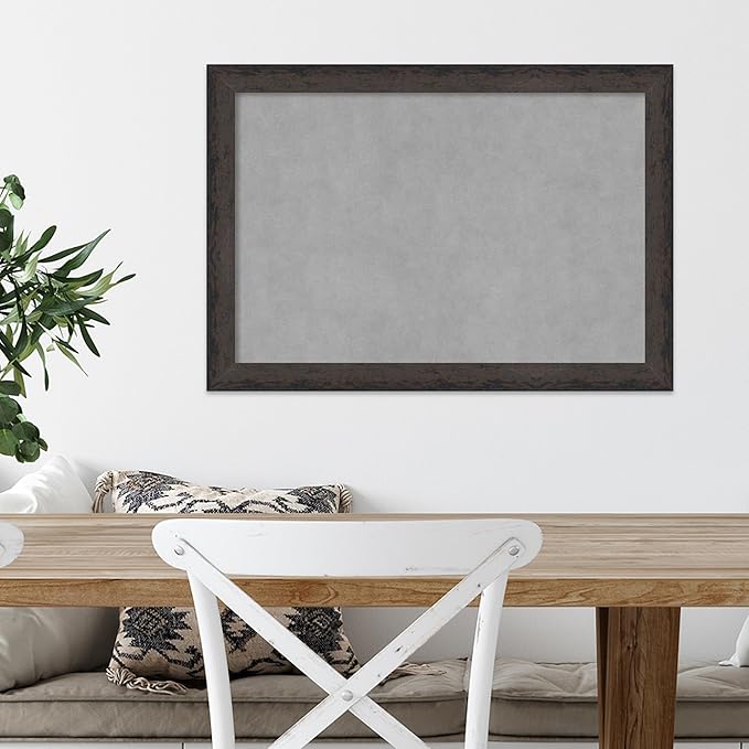 Amanti Art Black Framed Magnetic Board 19x27 Medium Vision Board - Image 5