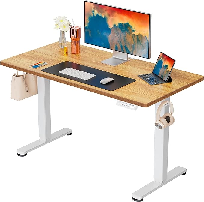 ErGear Height Adjustable Electric Standing Desk, 40 x 24 Inches Sit Stand up by ErGear