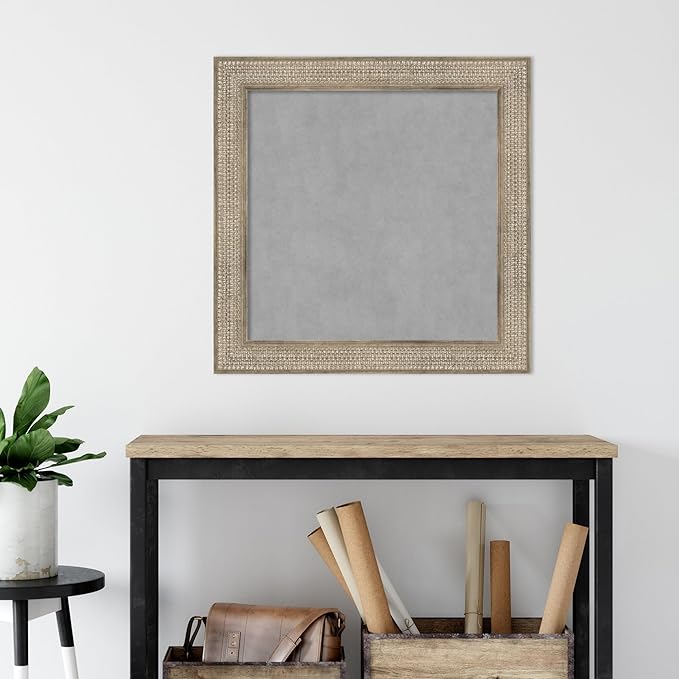 Amanti Art Silver Framed Magnetic Board 30x30 Medium Vision Board - Image 5
