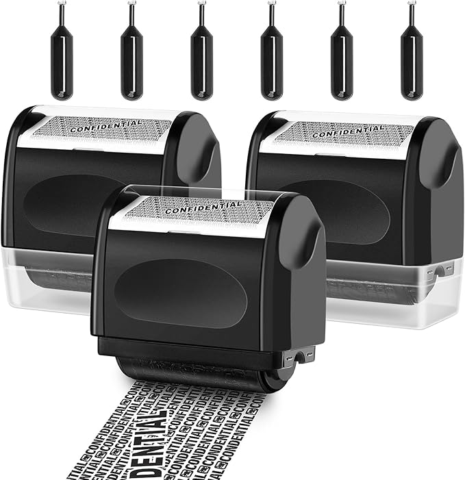 Identity Theft Protection Roller Stamp by TONOS