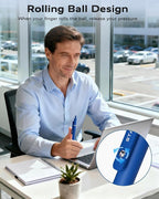 STAGEEK Blue Gel Pens, Fine Point Retractable Smooth Writing Pens - Image 5