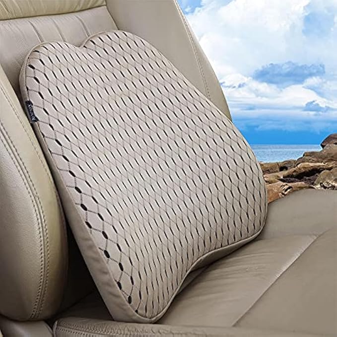 XINJUN Memory Foam car Lumbar Support Pillow by XINJUN