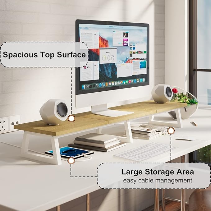 TEAMIX Large Dual Monitor Riser - Image 3