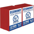 Samsill 0.5 Inch 3 Ring Binders, Made in USA, Economy Round Ring, 100 Sheet by Samsill