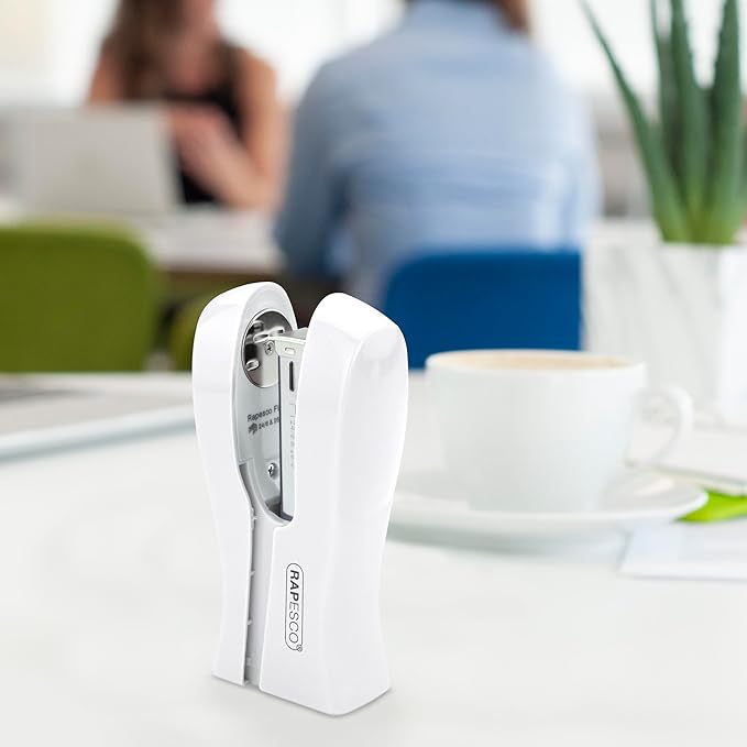 Rapesco 1319 Stand Up Stapler, Space-Saving Desktop Stapler, 20 Sheet Capacity - Image 4