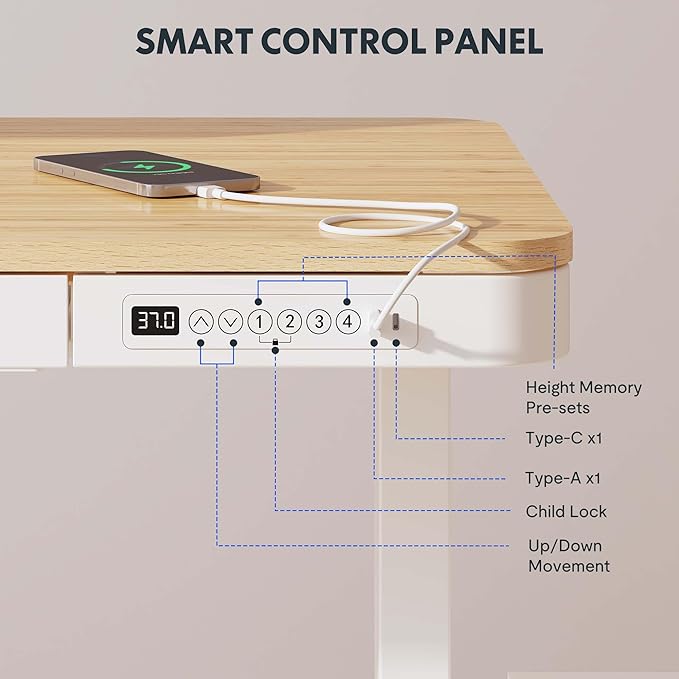 FLEXISPOT Comhar Electric Standing Desk - Image 8