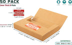 9x6x1.3 inch cardboard box for shipping dvd, cd shown in use