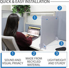 Planche Acoustic Freestanding Desk Divider - Image 3