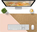 Bloss Pink Desk Mat, Leather Desk Pad, Desk Matt by Bloss