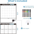 Magnetic Dry Erase Monthly Calendar Set - Image 2