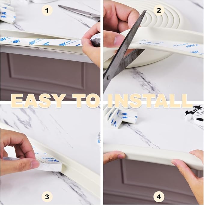 2 Pack Baby Proofing Edge and Corner Guards, Safety Furniture Bumper, Baby - Image 5