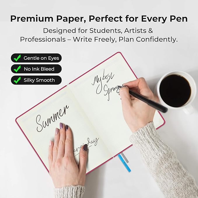 IN-LUXPRO Planner 2026 Daily Weekly and Monthly, 6.5"x3.75", 12 Months Spiral - Image 9