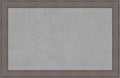 Amanti Art Grey Framed Magnetic Board 29x45 Large Vision Board by AmantiArt